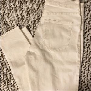 High waisted skinny jeans